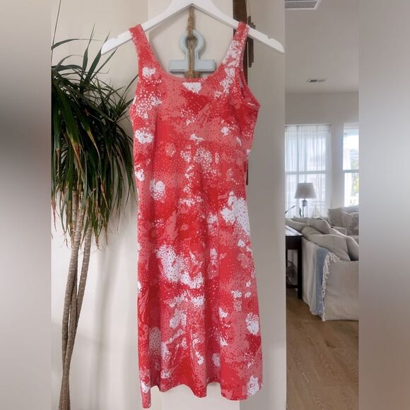 Columbia Floral Mini Dress - Coral and White; Size XS; Like New! No flaws - Picture 11 of 11